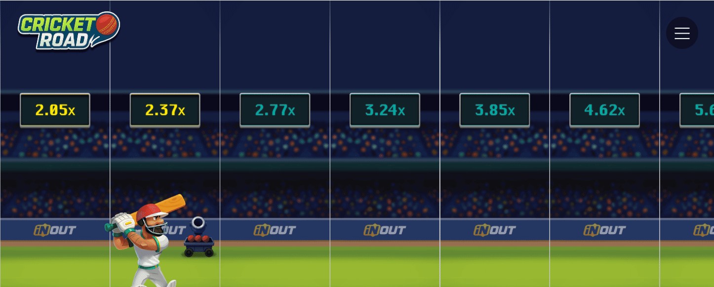 Cricket Road action frame